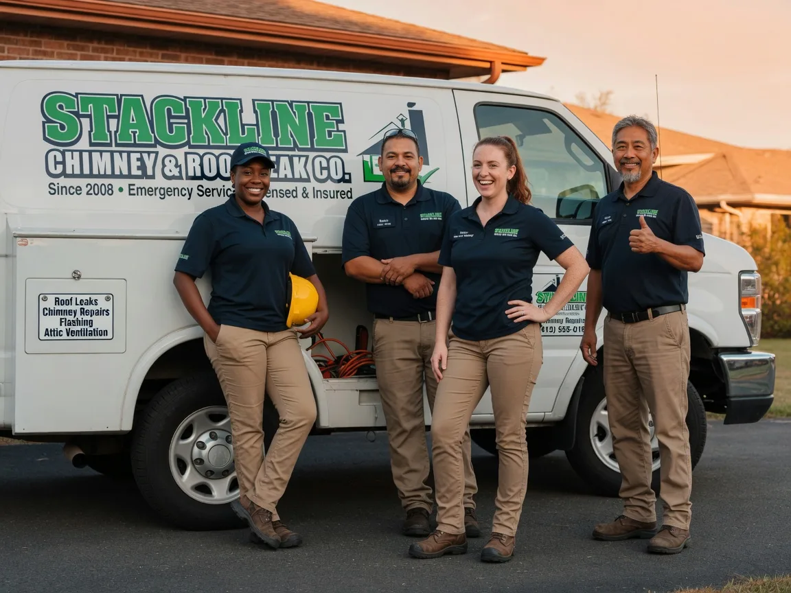 Chimney flashing repair company in Yorkville, OH